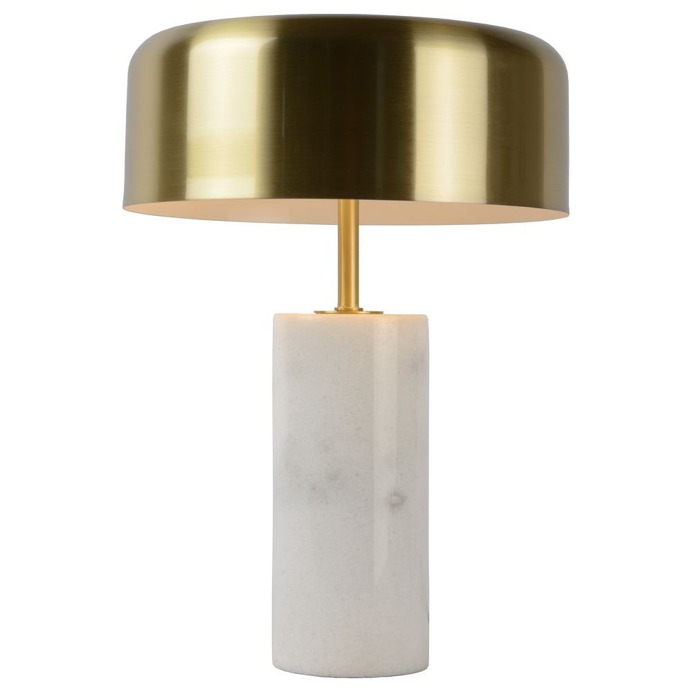 click-licht Tischleuchte Tischleuchte Mirasol in Weiß und Gold-Matt G9 3-flammig, keine Angabe, Leuchtmittel enthalten: Nein, warmweiss, Tischleuchte, Nachttischlampe, Tischlampe