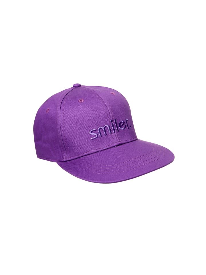 smiler. Snapback Cap shine. in lila günstig kaufen onesize