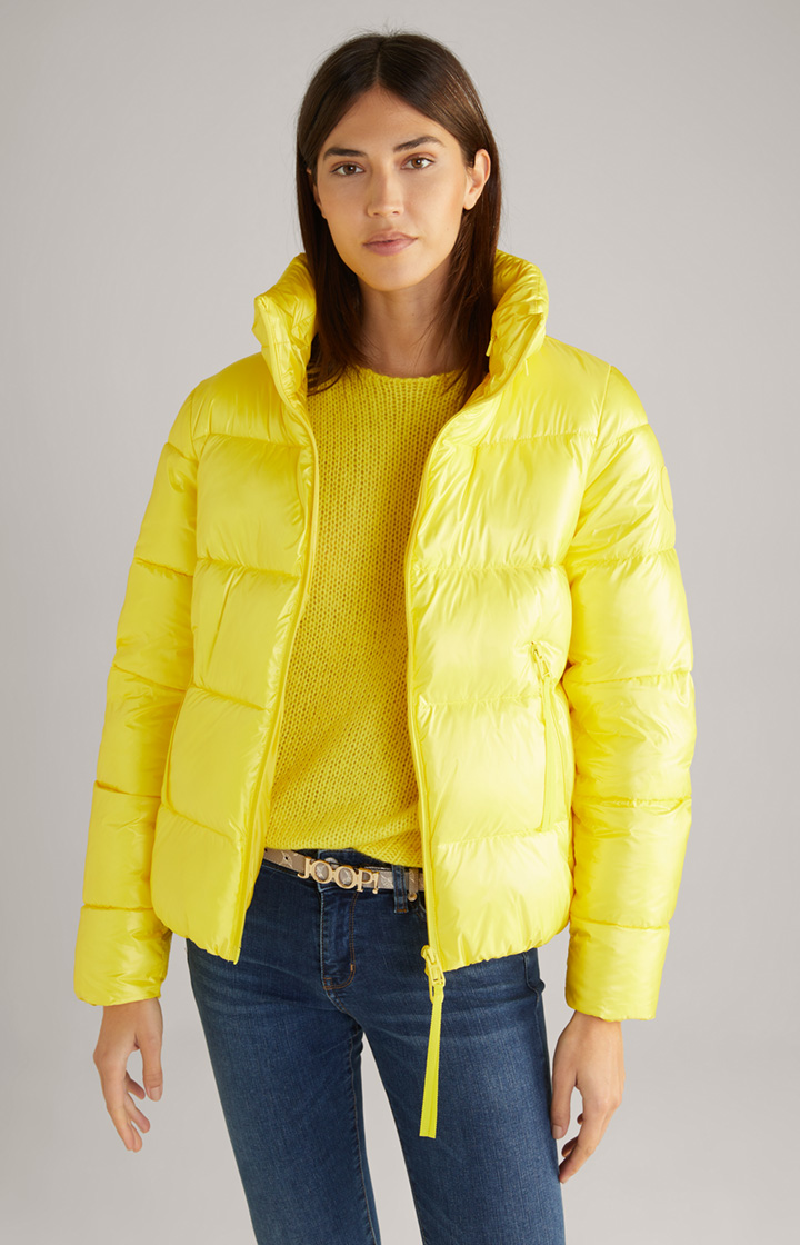 Steppjacke in Gelb