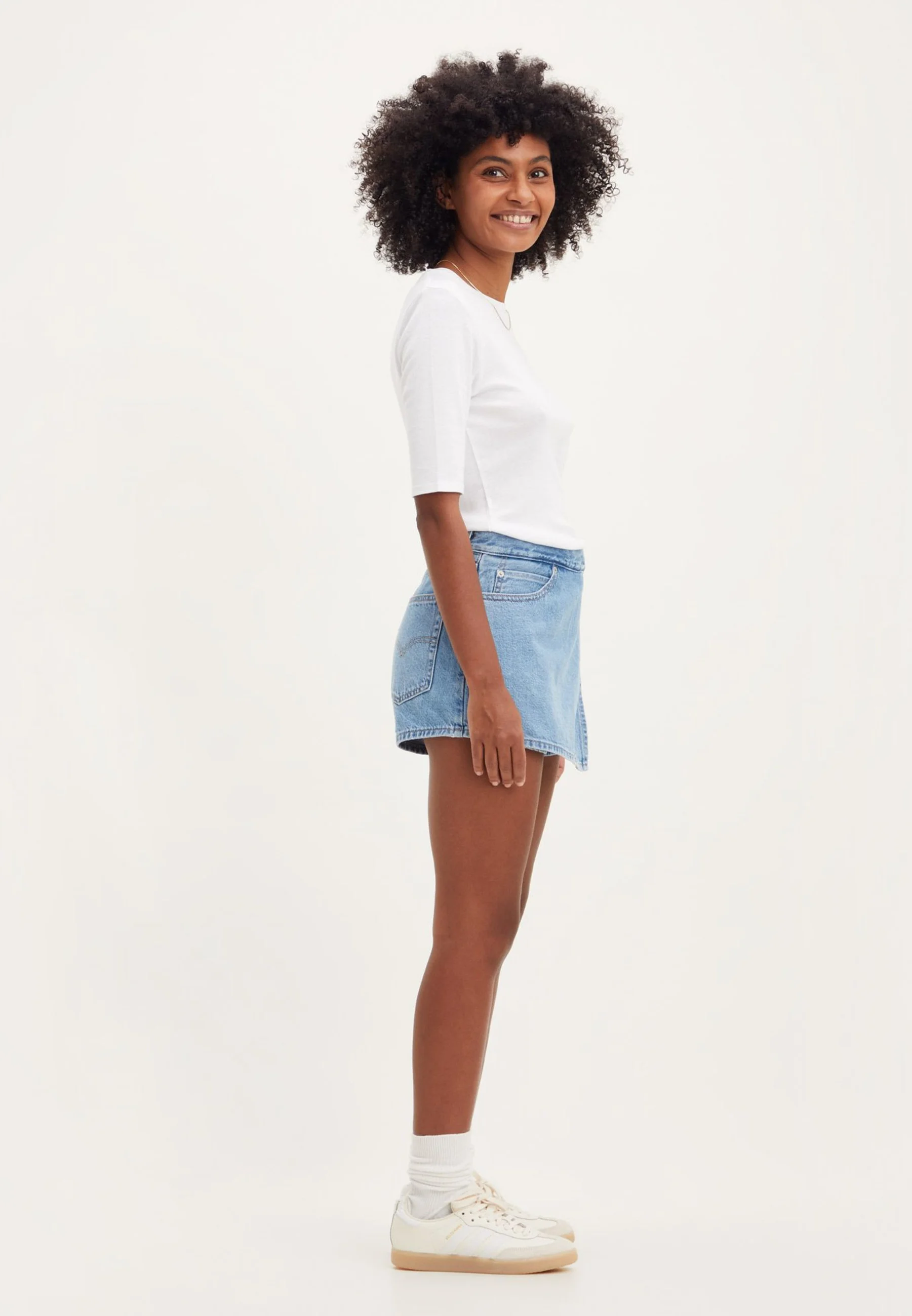 Levi's® SKORT - Falda vaquera