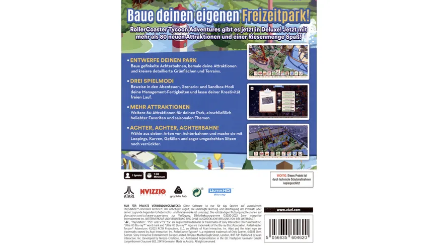 RollerCoaster Tycoon Adventures Deluxe