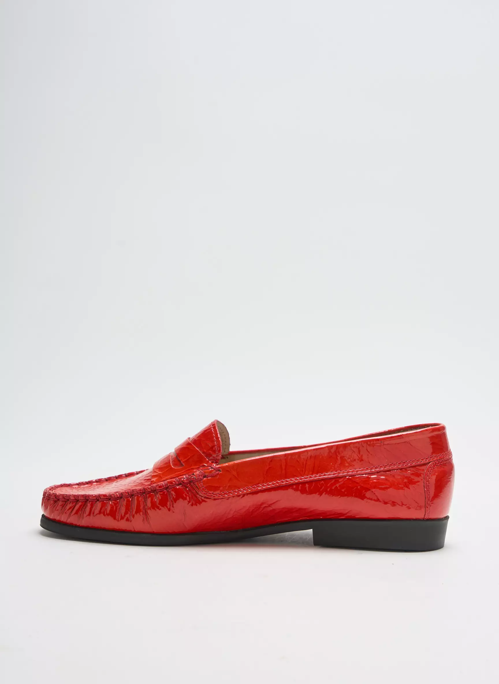 Geo Reino Mocassins Femme couleur rouge