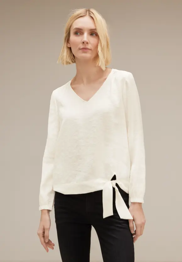 Street One Bluse mit Knotendetail