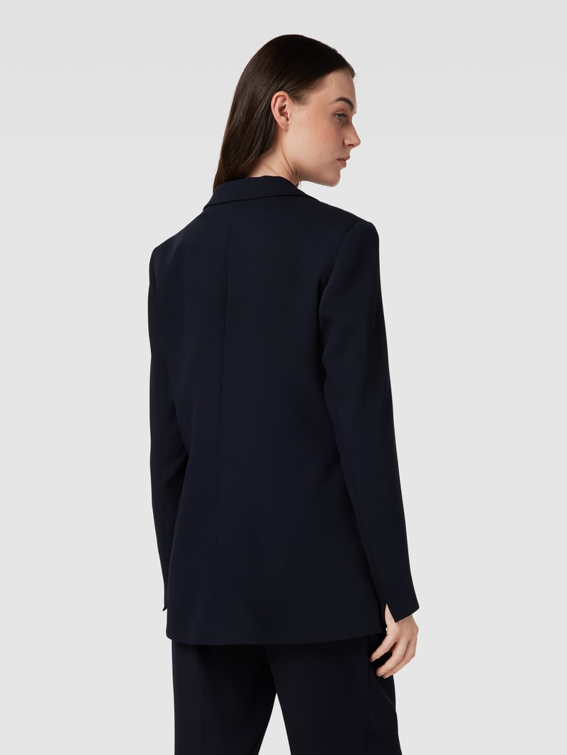 Blazer mit Knopfverschluss in marineblau