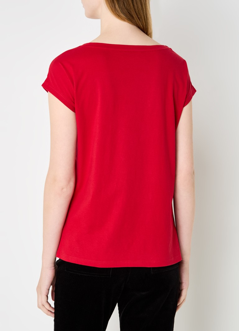 Ralph Lauren T-shirt with logo and rhinestones