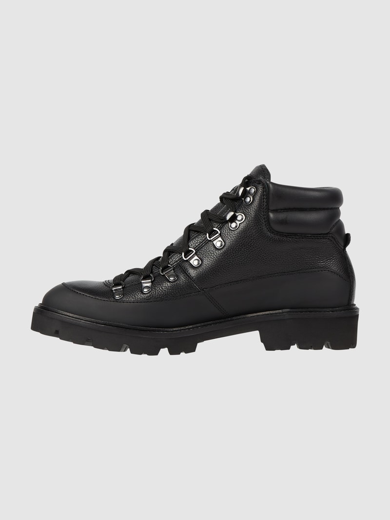 Boots in Leder-Optik Modell 'Ken' in schwarz