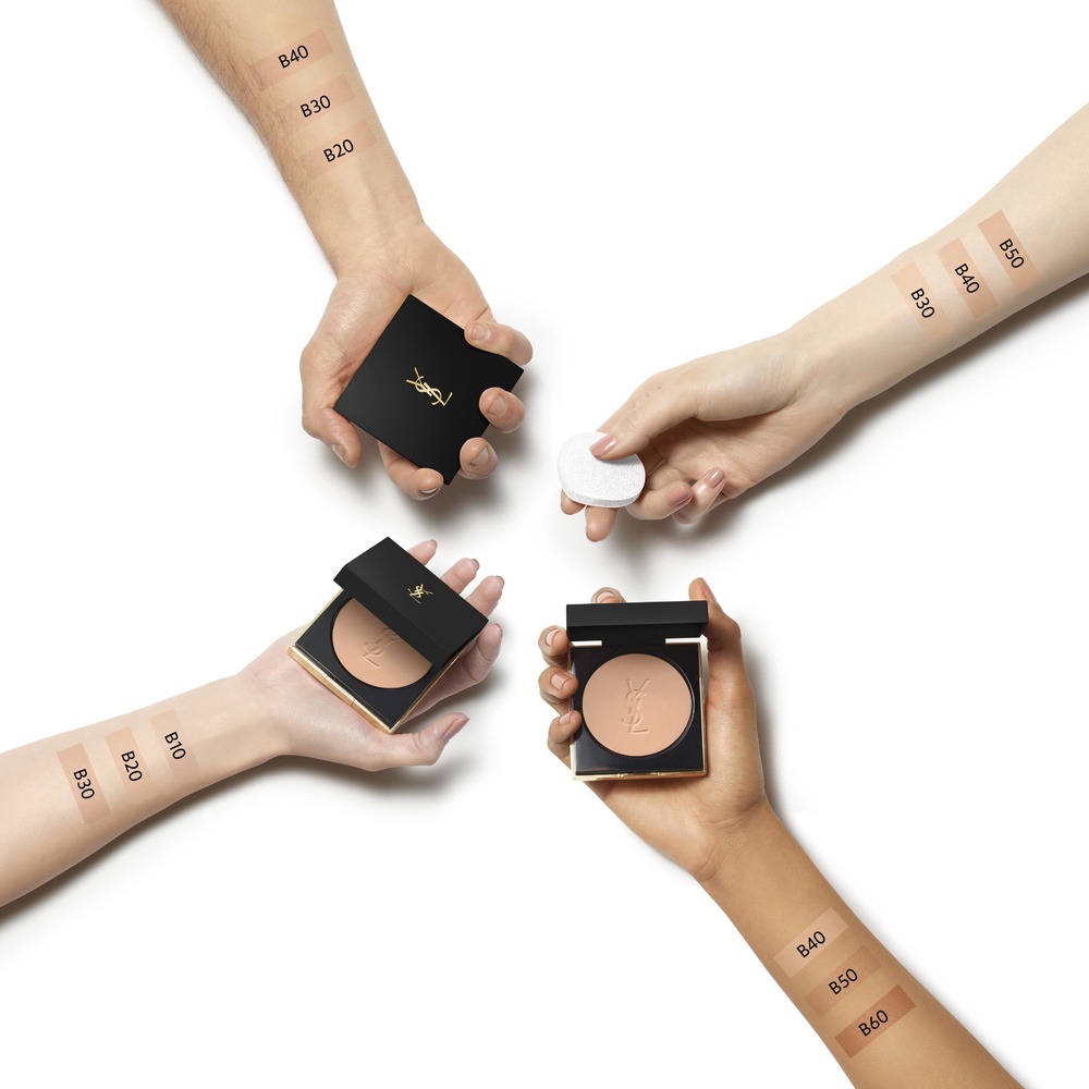 Yves Saint Laurent Encre de Peau All Hours Setting Powder Poudre compacte matifiante et fixatrice