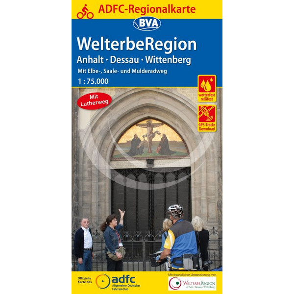 ADFC-REGIONALKARTE WELTERBEREGION - Fahrradkarte