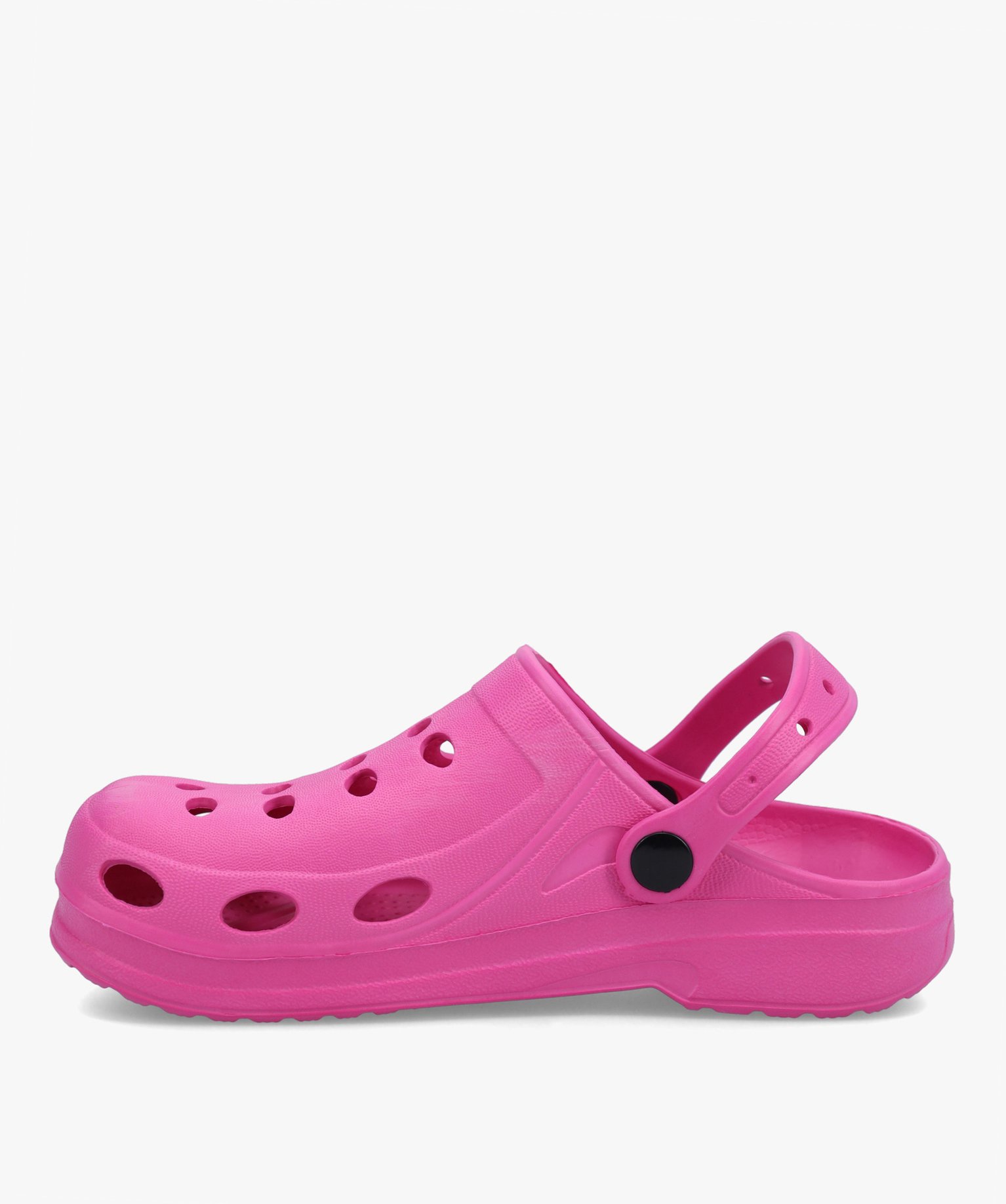 Sabots souples femme unis à perforations rose fonce | GEMO