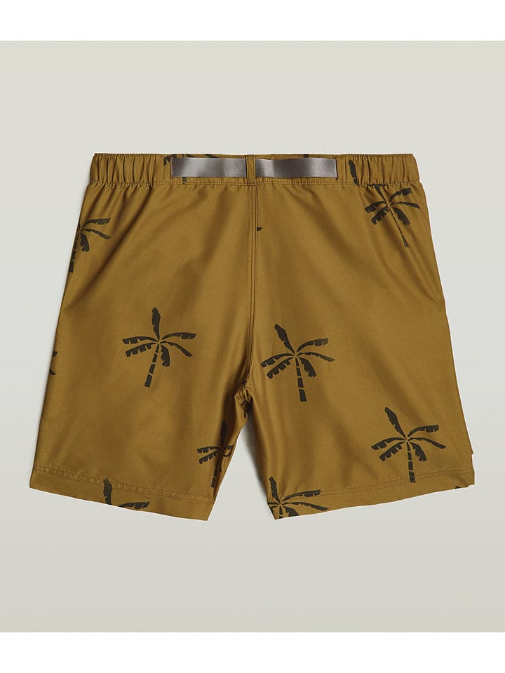 G-Star Badeshorts in Khaki günstig kaufen