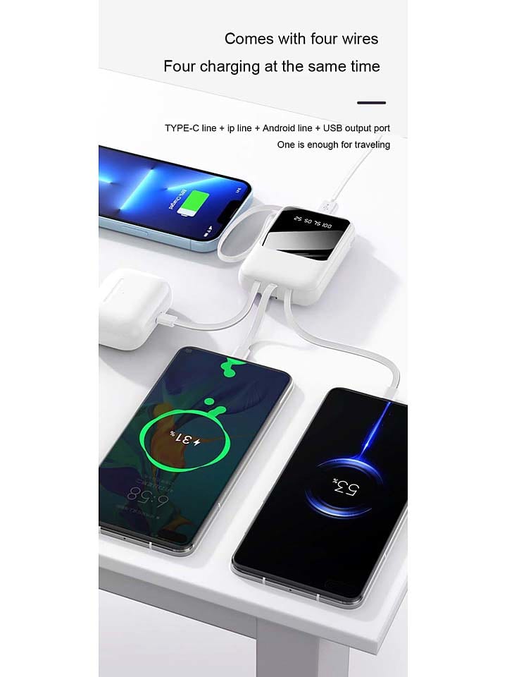 SWEET ACCESS Powerbank 20.000 mAh in Weiß günstig kaufen onesize