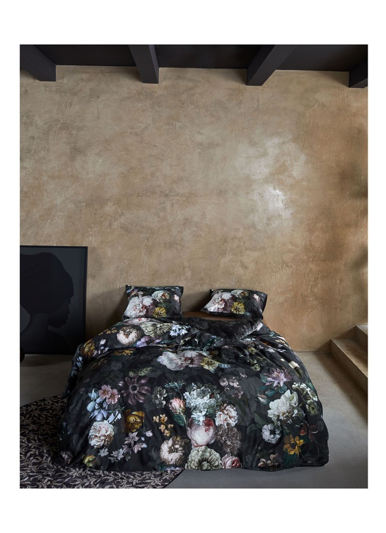 Παπλωματοθήκη Essenza Fleur Festive από σατέν βαμβακιού 200TC - συμπεριλαμβανομένης μαξιλαροθήκης