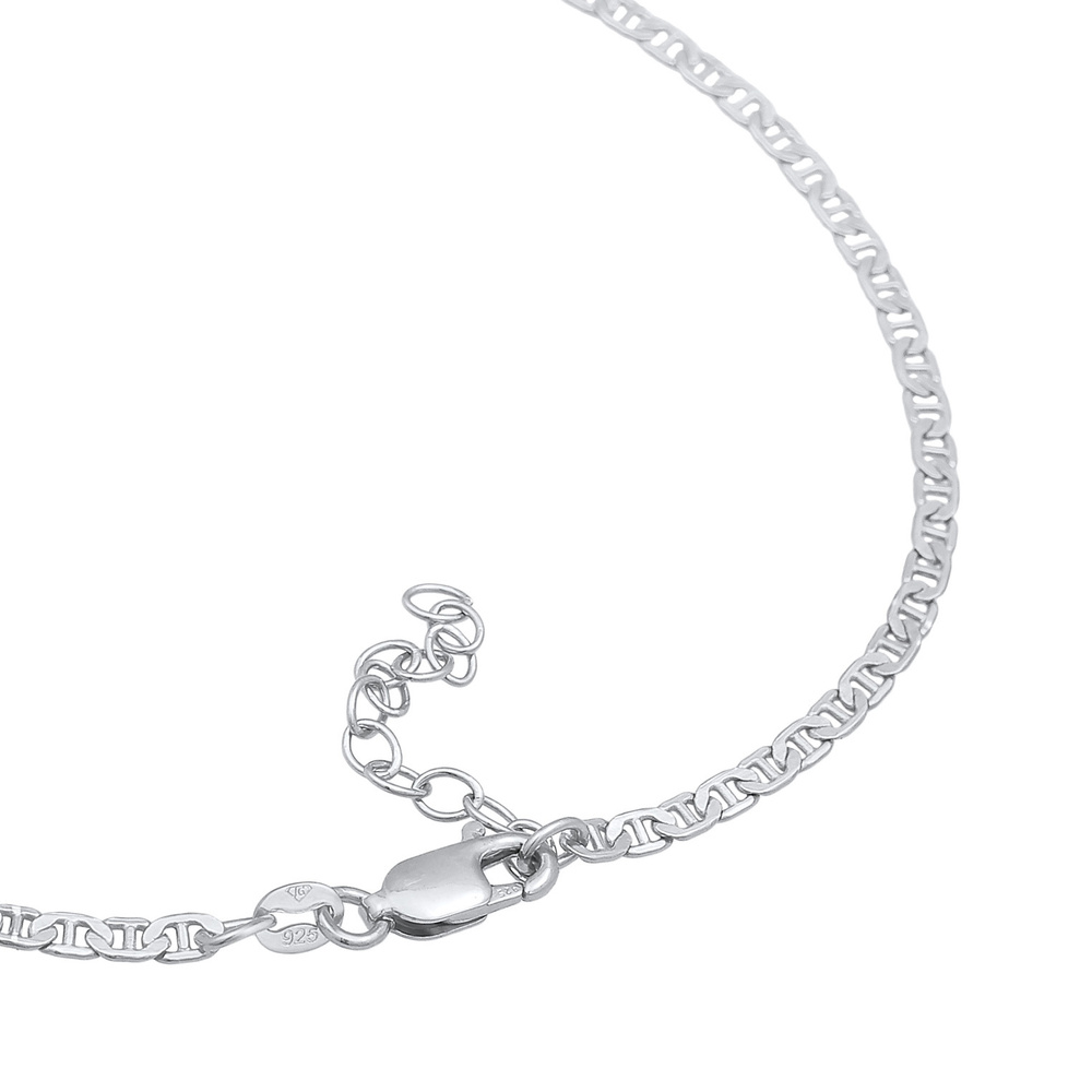 Elli Elli by Julie & Grace Bracelet de cheville à base réglable en argent sterling 925 Bijoux