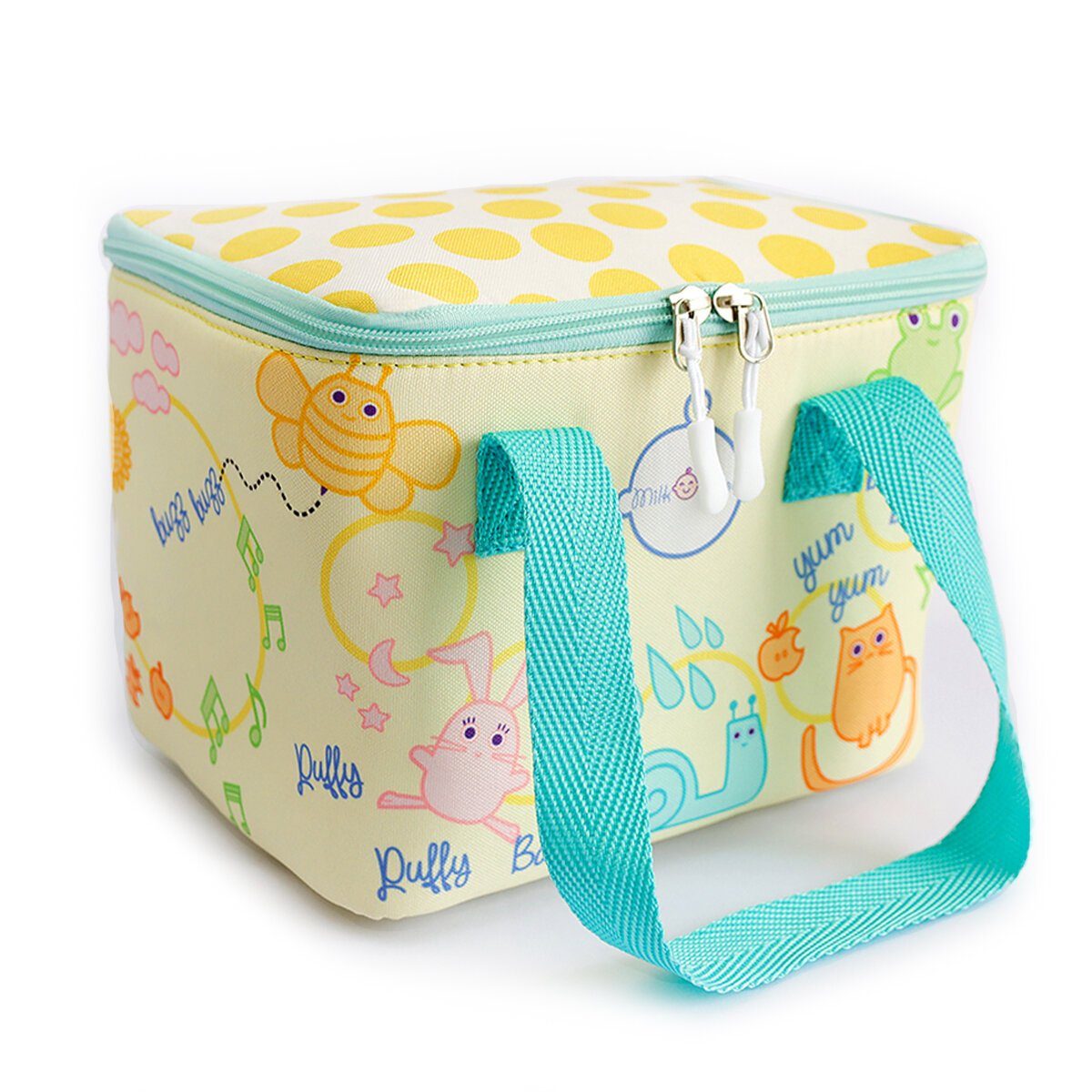 MILK&MOO Kühltasche Milk&Moo Lunchbox, Lunchtasche, Brotdose, Kühltasche, Gelb