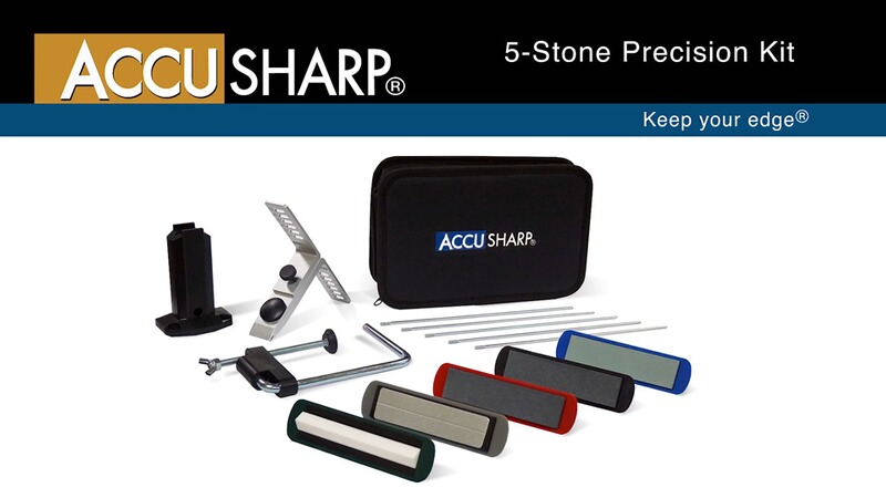 Accusharp Messerschärfer Set 5-Stone Precision Kit
