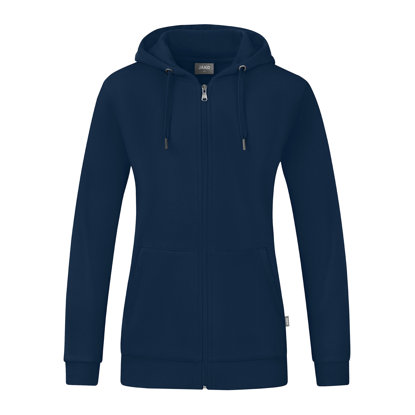 JAKO Organic Kapuzenjacke Damen Blau F900