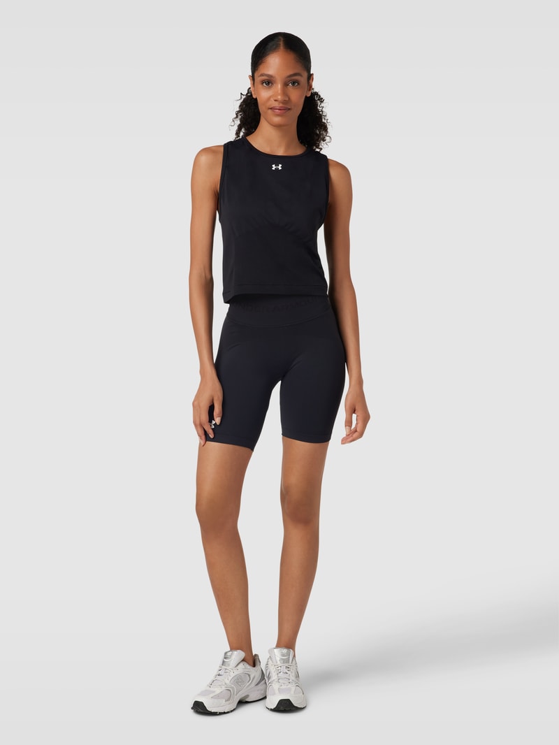 Tanktop mit Logo-Detail Modell 'Train' in schwarz