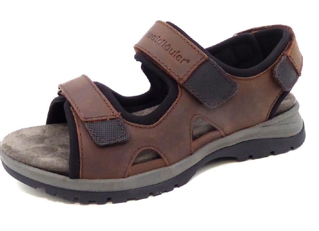WALDLÄUFER Komfort Sandalen braun