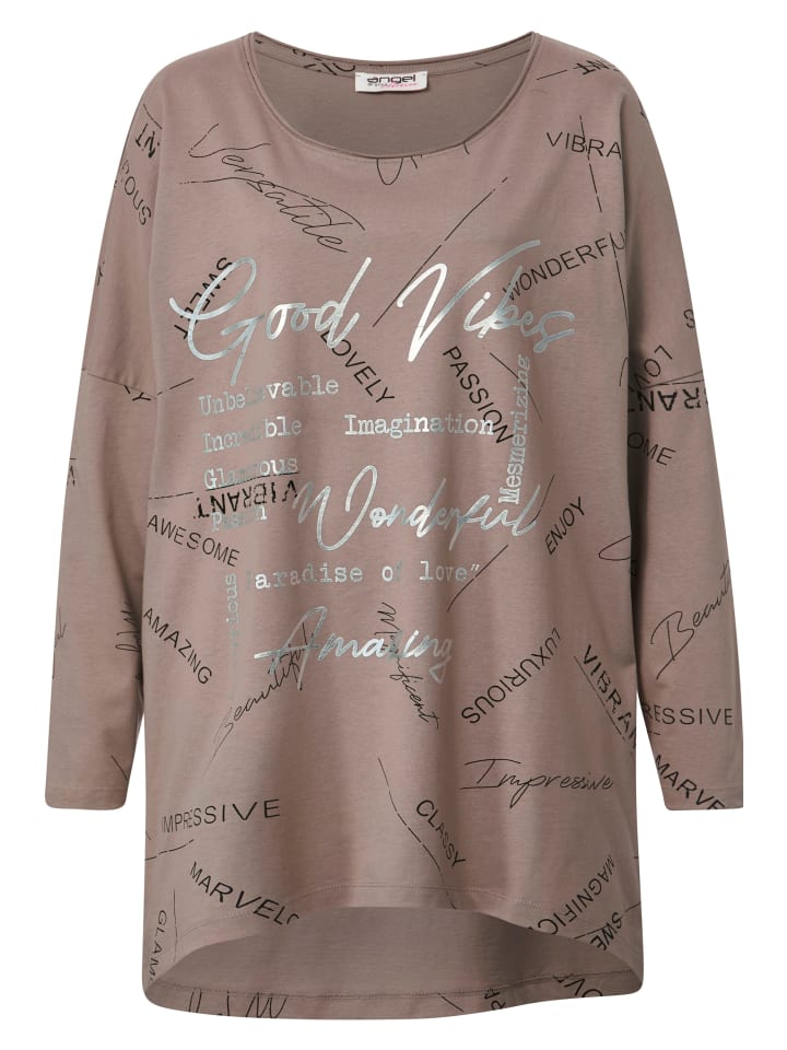Angel of Style Longsleeve in taupe günstig kaufen