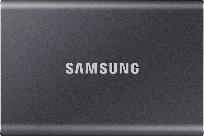 Samsung Portable SSD T7 externe SSD (1 TB) 1050 MB/S Lesegeschwindigkeit, 1000 MB/S Schreibgeschwindigkeit