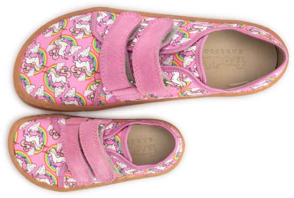 Froddo ~ LowCut Canvas ~ White Pink / Einhörner