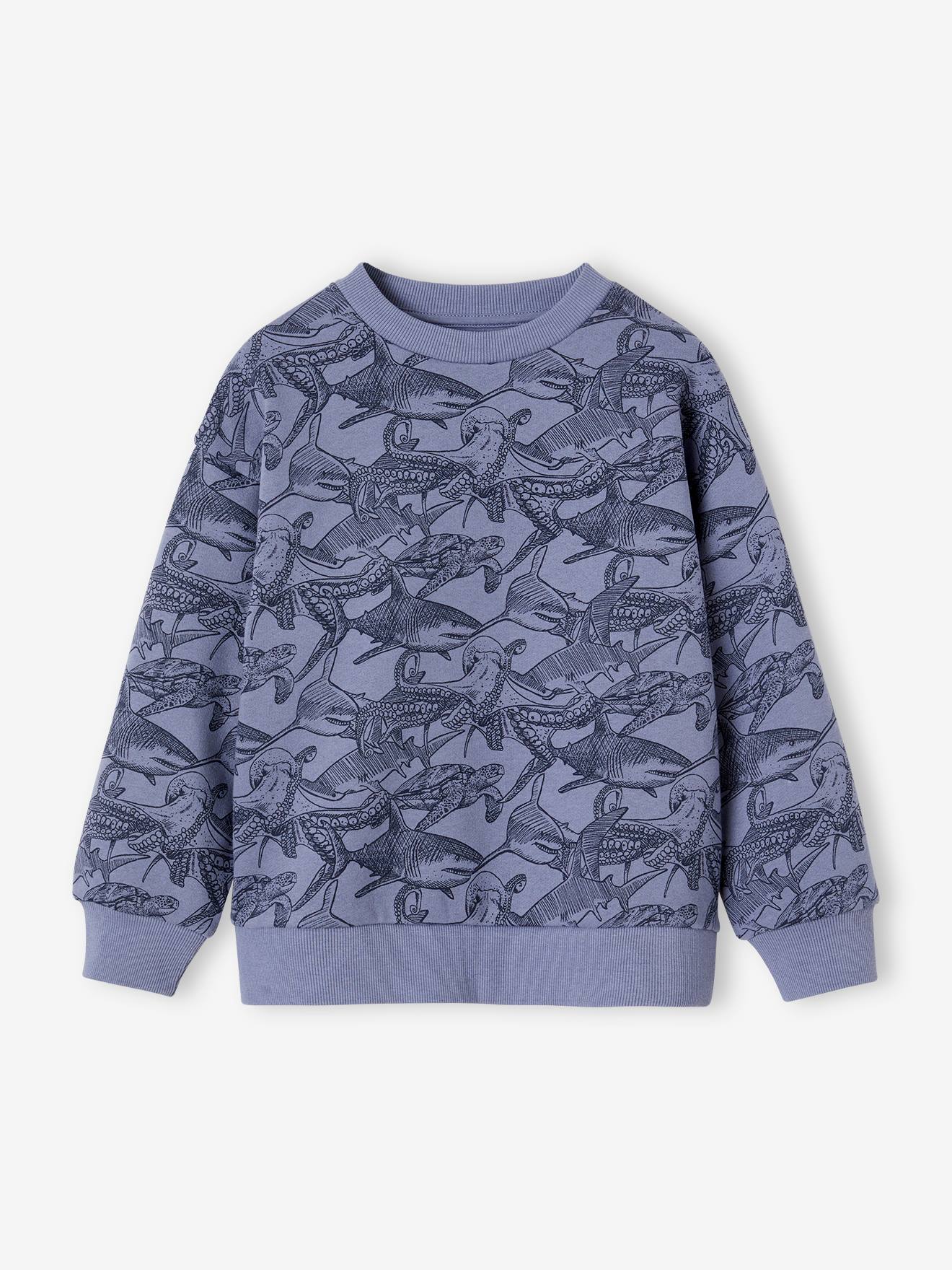 Vertbaudet Jungen Sweatshirt mit Recycling-Polyester - grün
