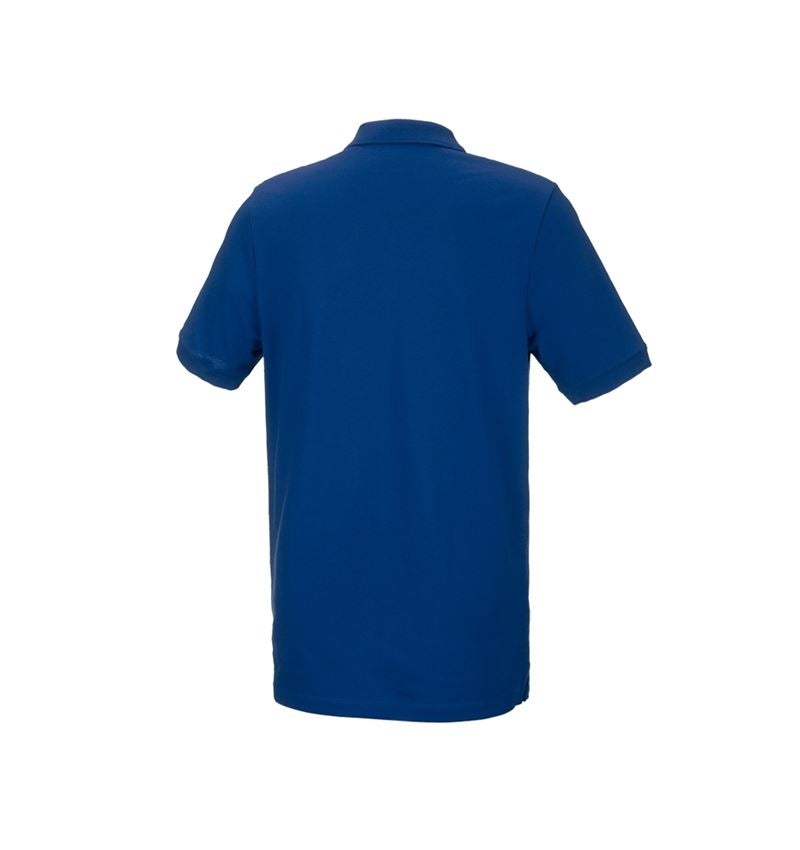 e.s. Piqué-Polo cotton stretch, long fit