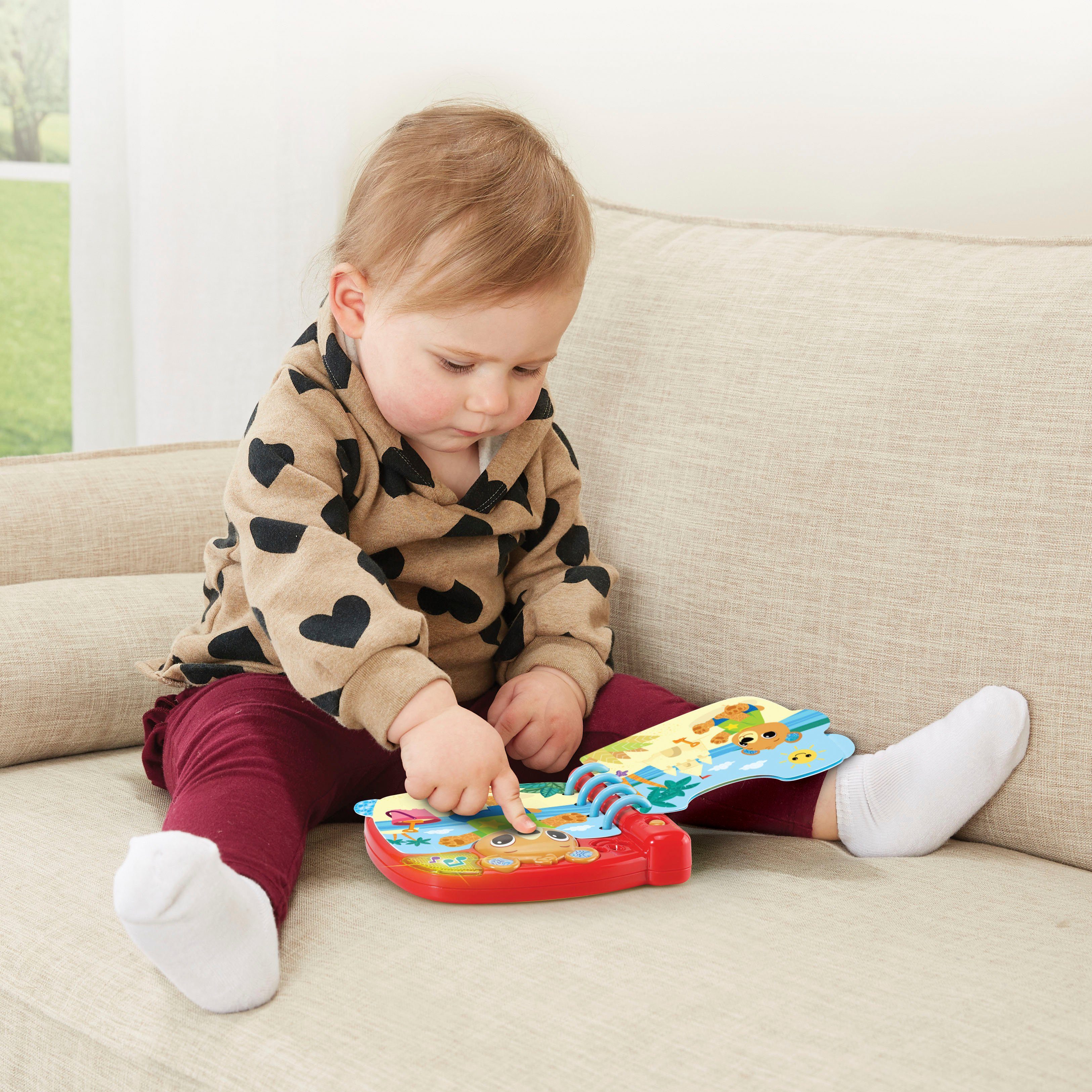 Vtech® Buch Vtech Baby, Zieh-mich-an-Bärchenbuch, mit Licht und Sound