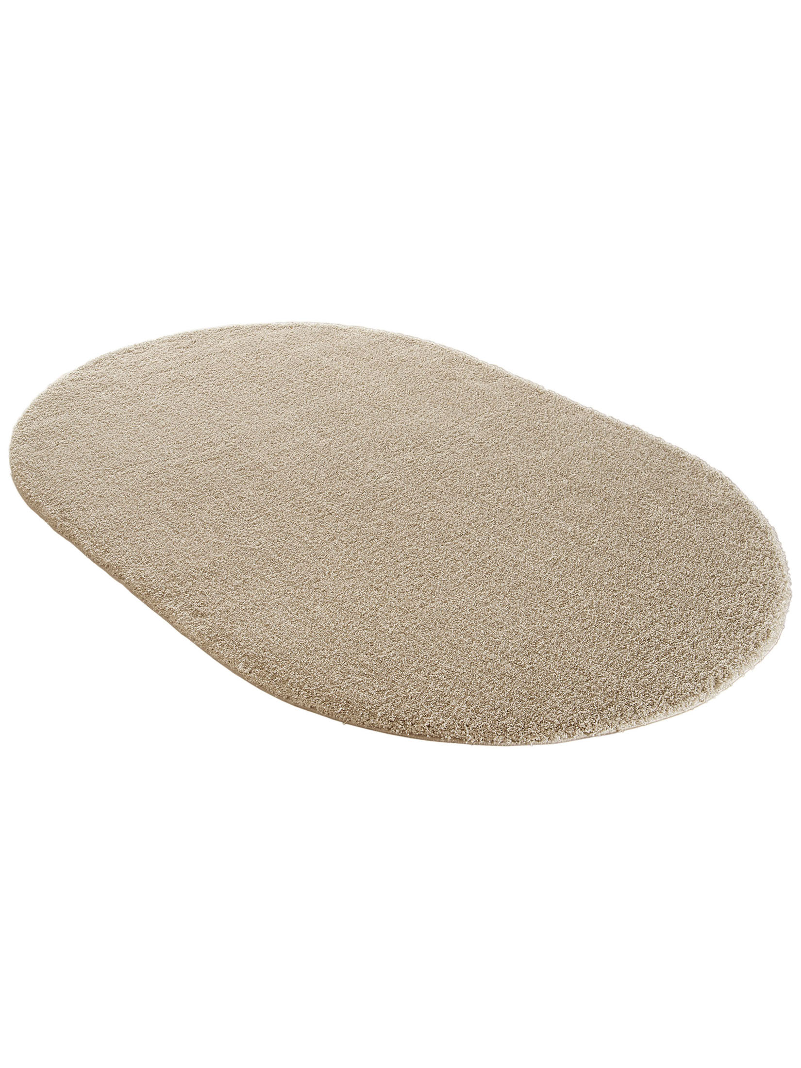 Lounge Hochflor-Teppich, Hellbeige