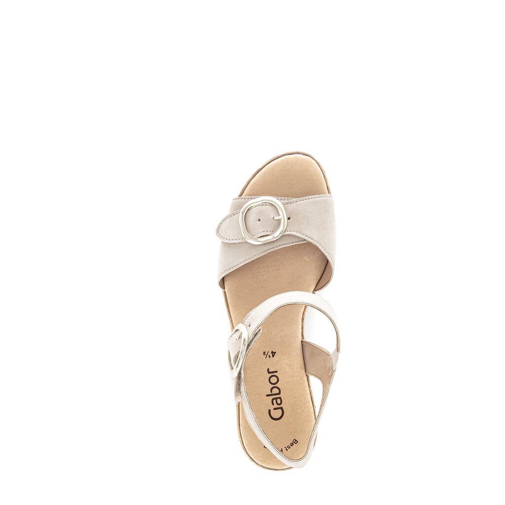 Gabor fashion Plateau Sandale beige