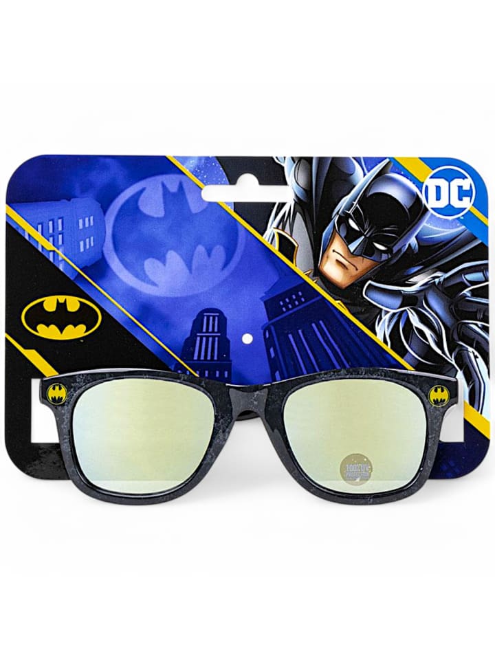 Batman Sonnenbrille mit Spiegeleffekt Batman in Schwarz günstig kaufen onesize