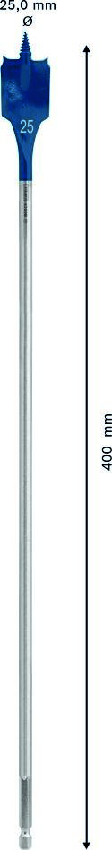Punta da trapano Bosch Blue Accessories 2608900350 Expert SelfCut Speed 25 x 400 mm