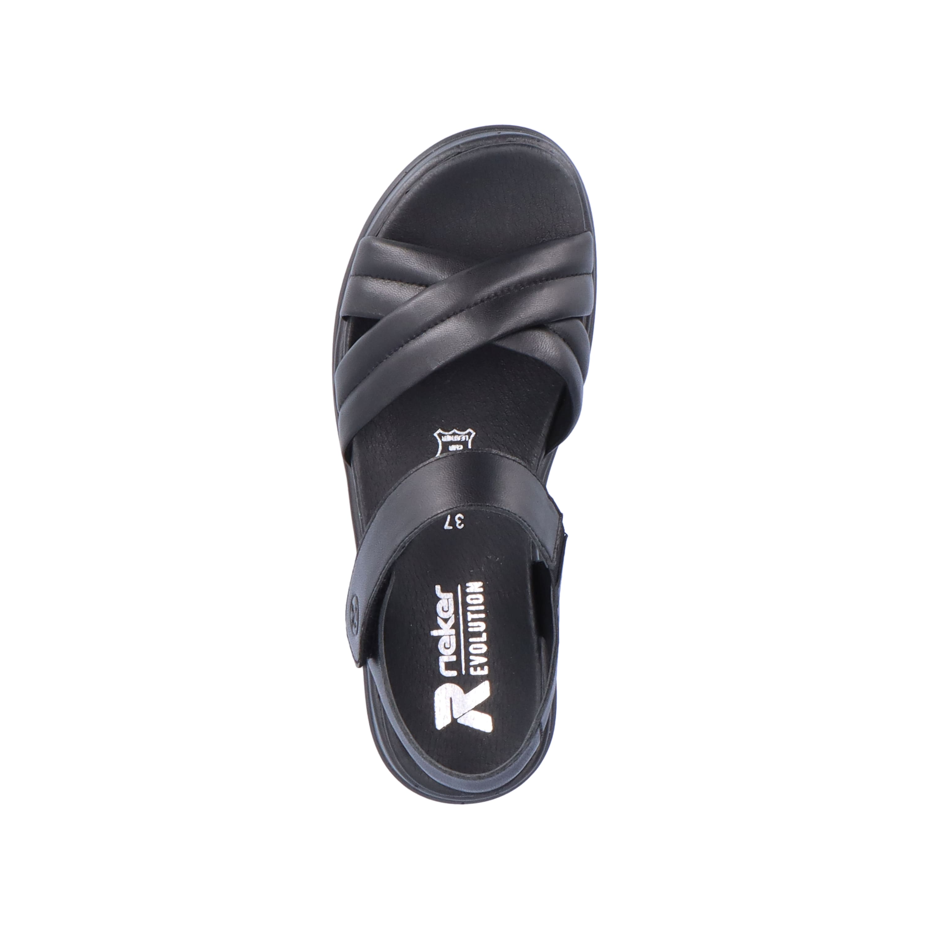 Rieker Damen Riemchensandalen midnight black