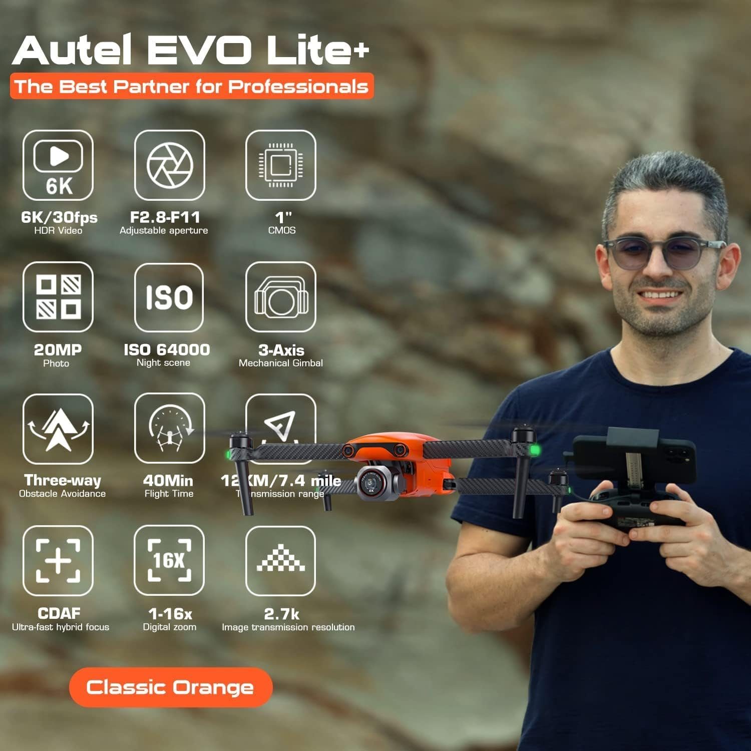 Autel Robotics Autel EVO Lite+ Standard Package Drohne