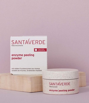 SANTAVERDE classic enzyme peeling powder Gesichtspeeling-23 g
