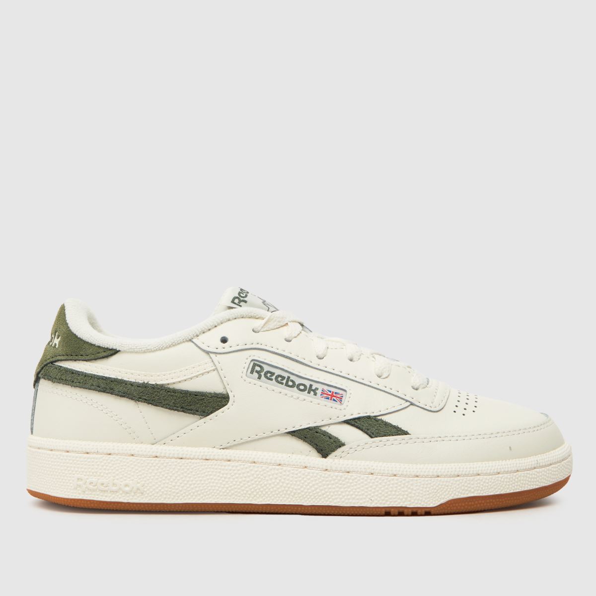 Reebok Club C Revenge – Vita och gröna träningsskor