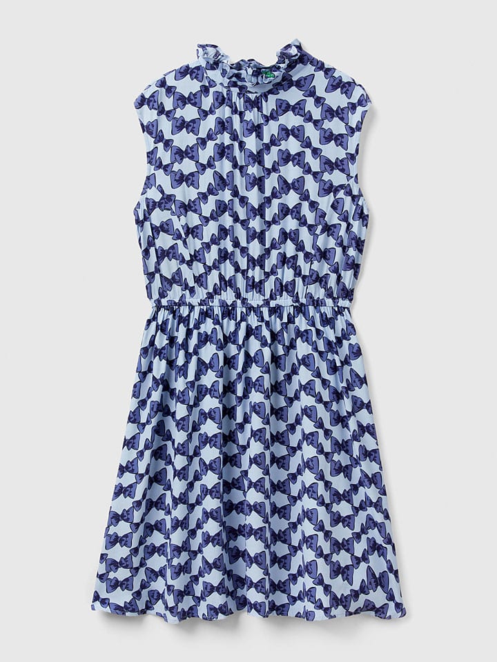 Benetton Kleid in Hellblau/ Blau günstig kaufen