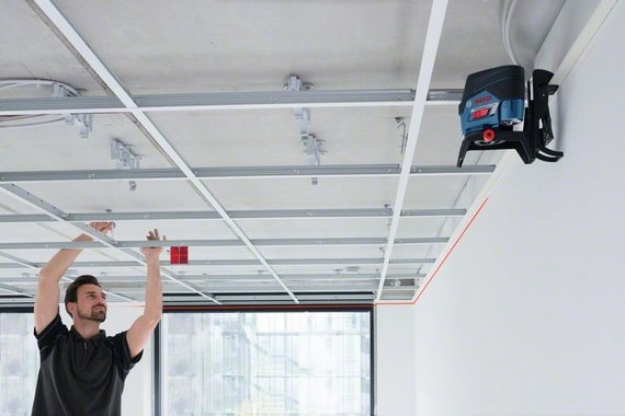 Bosch Blue 0601066G08 GCL 2-50 C kombinationslaser med punktlaser og linjelaser ekskl. batteri og oplader i L-Boxx