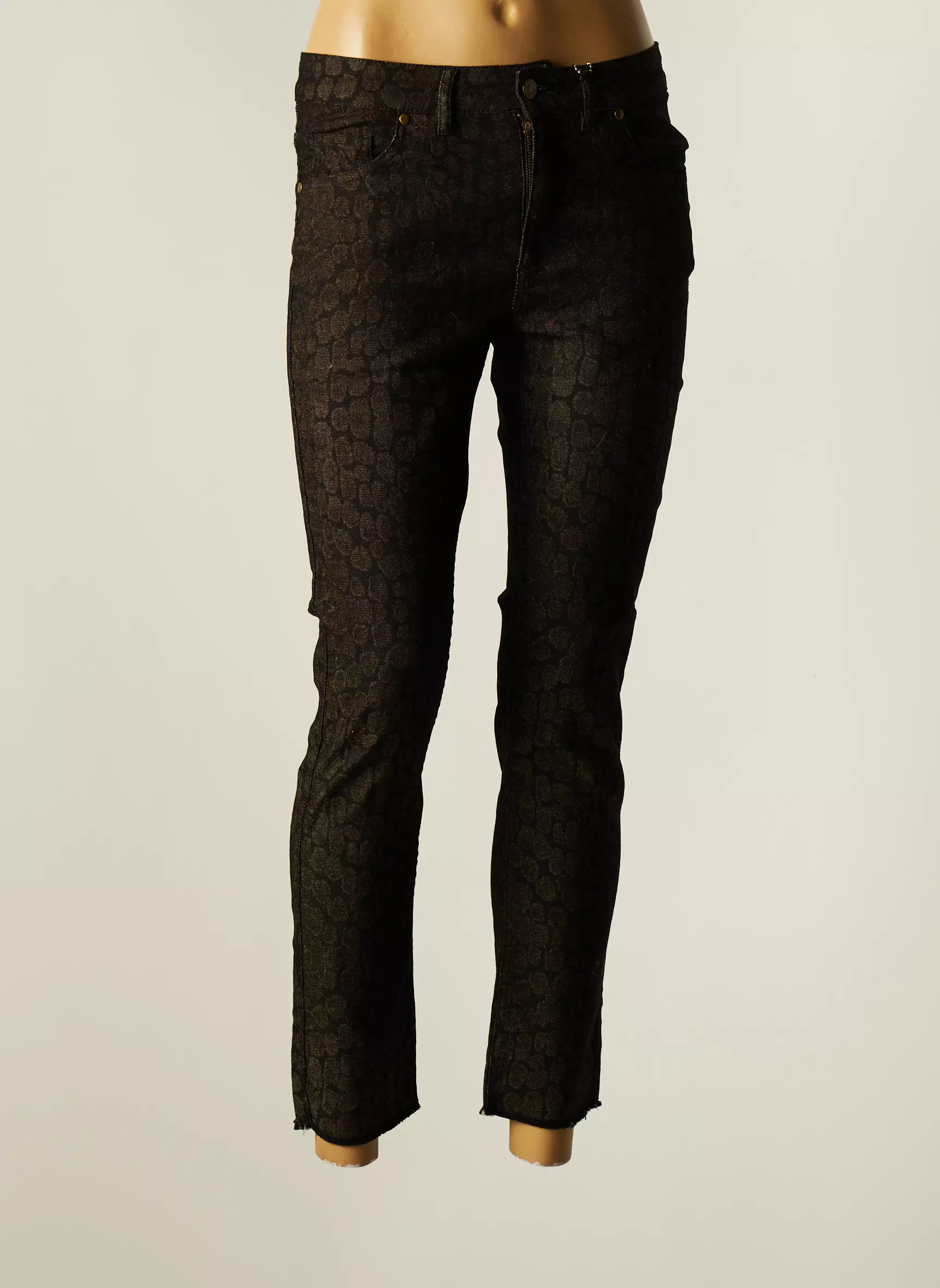 Signe Nature Pantalon7 8 Femme couleur marron
