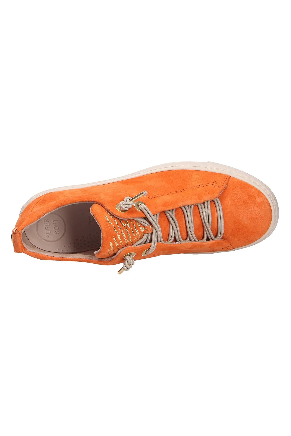 Paul Green  Sneaker - Orange - Flacher Absatz