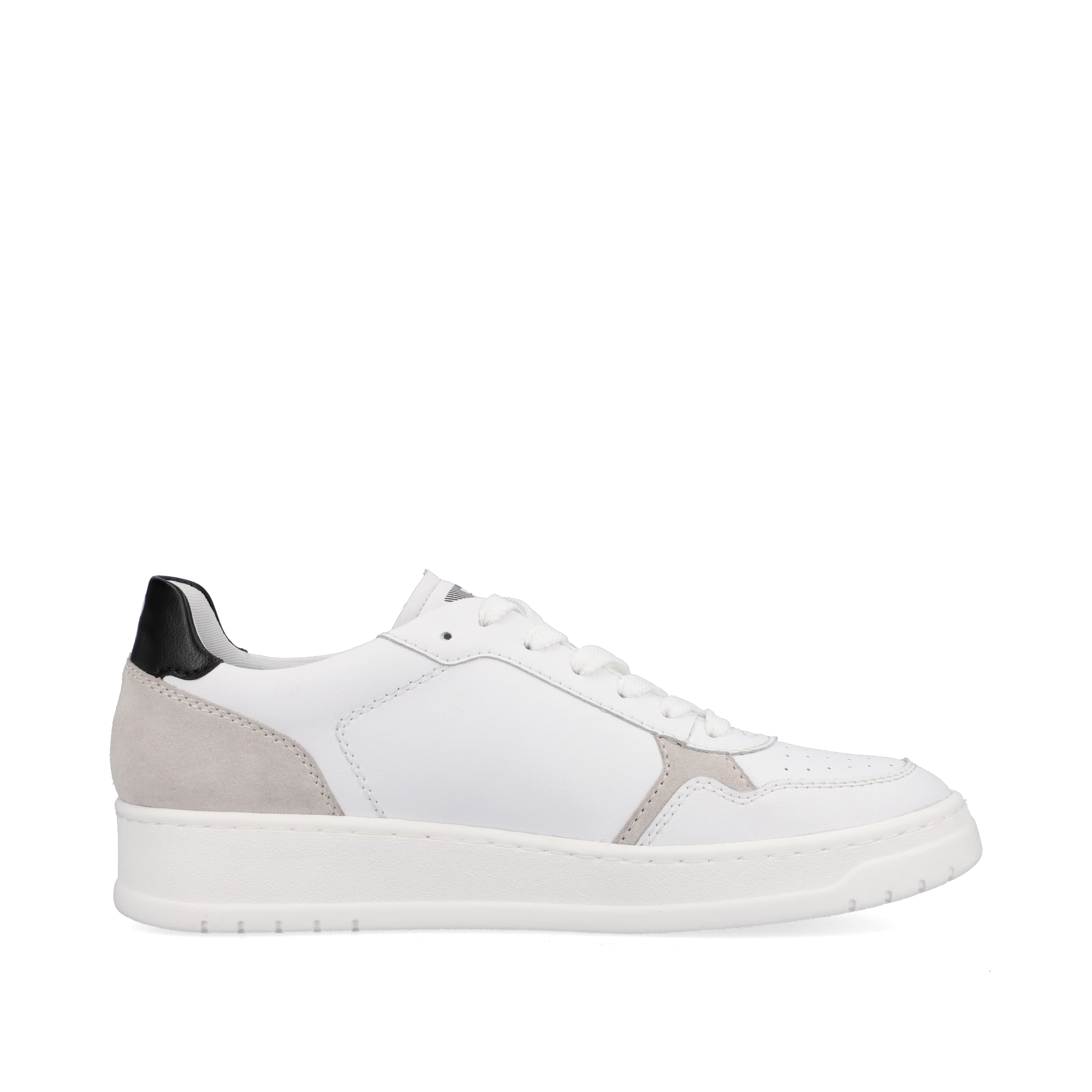 Rieker Herren Sneaker Low brilliant-white graphite-grey