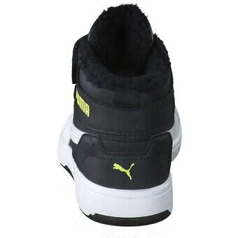 PUMA Rebound Joy Fur PS Sneaker in schwarz