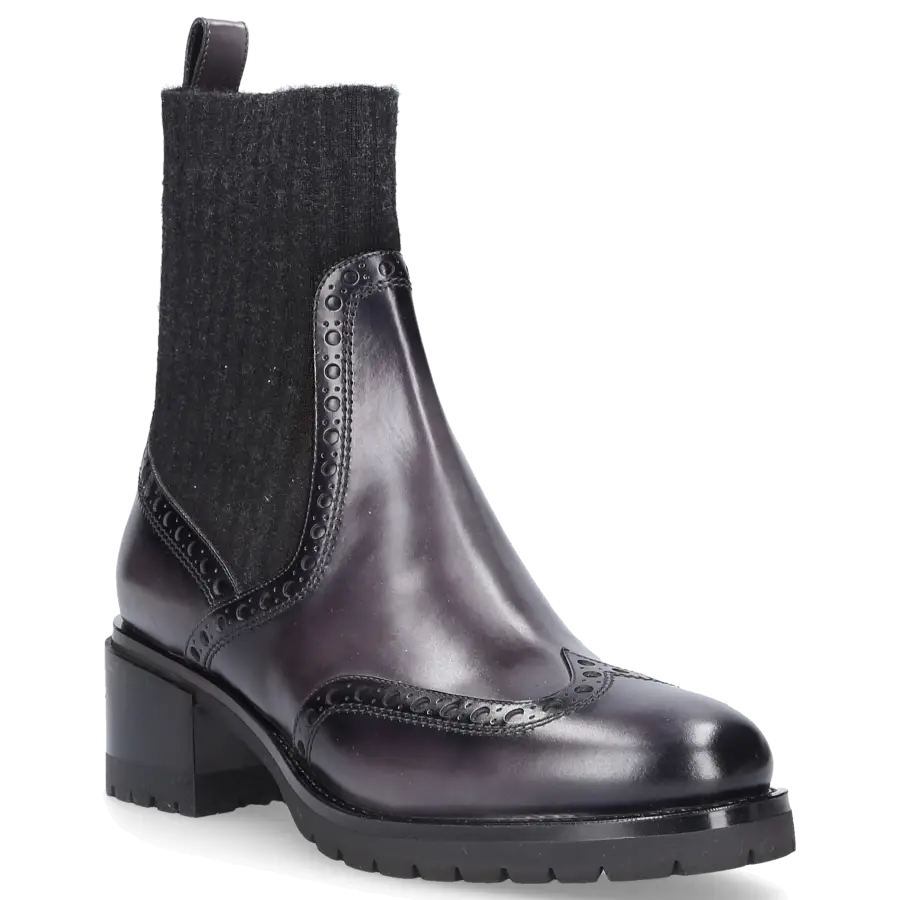 Santoni - Chelsea Boots 59557 Kalbsleder - grau