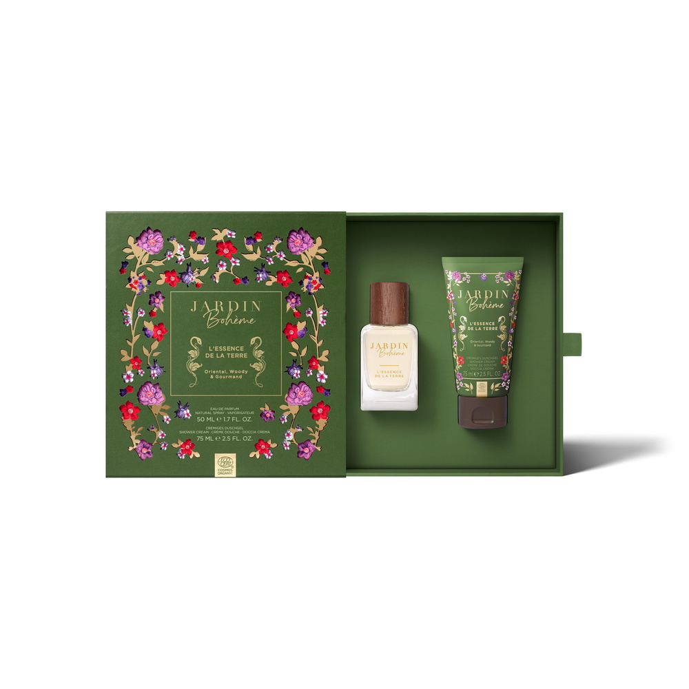 Jardin Bohème L´Essence de la Terre Coffret Eau de Parfum et Crème de Douche
