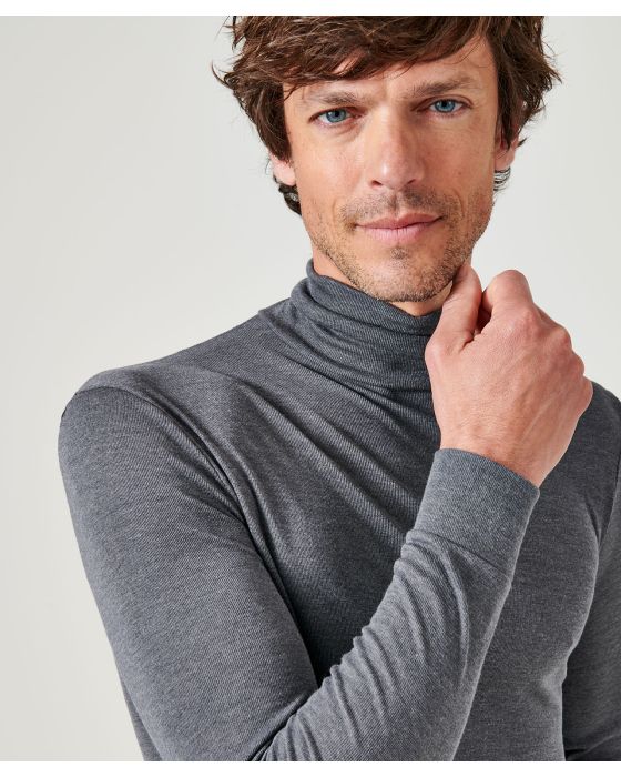 Tee-shirt fine côte manches longues Thermolactyl