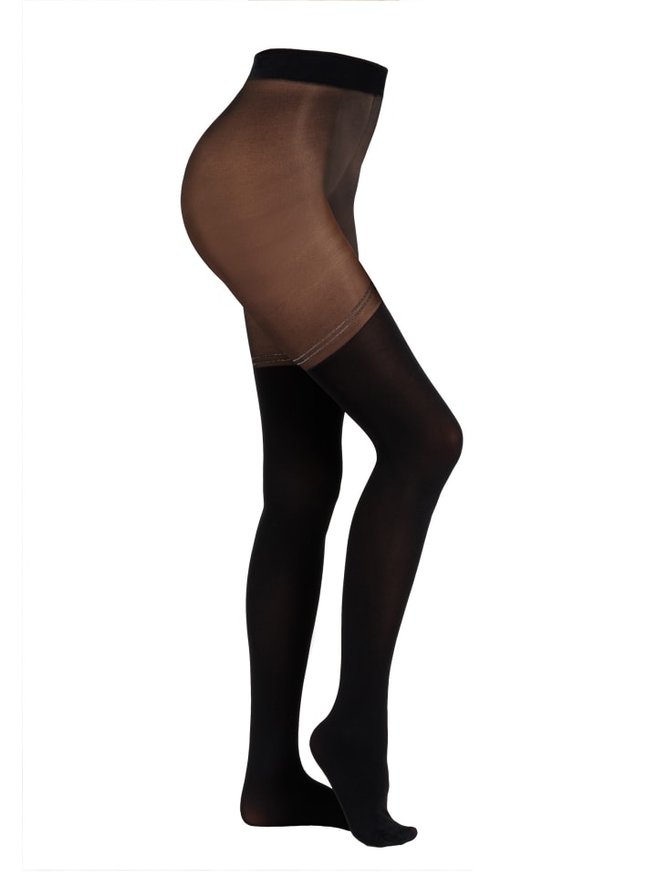 camano Strumpfhose overknee 1er Pack fine fashion 70 Denier in Schwarz günstig kaufen