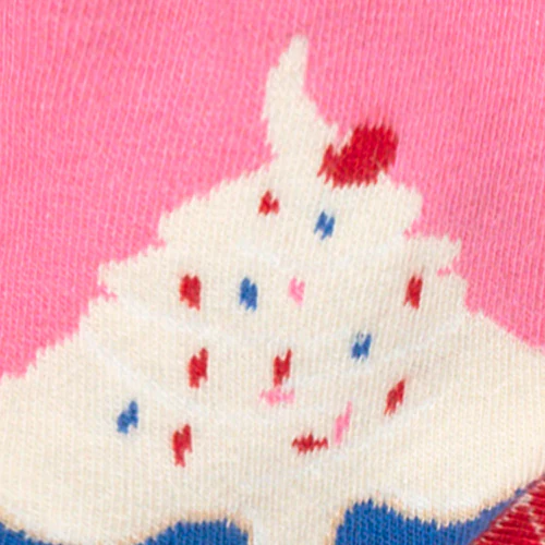 Lilac & Pink Navy Socks