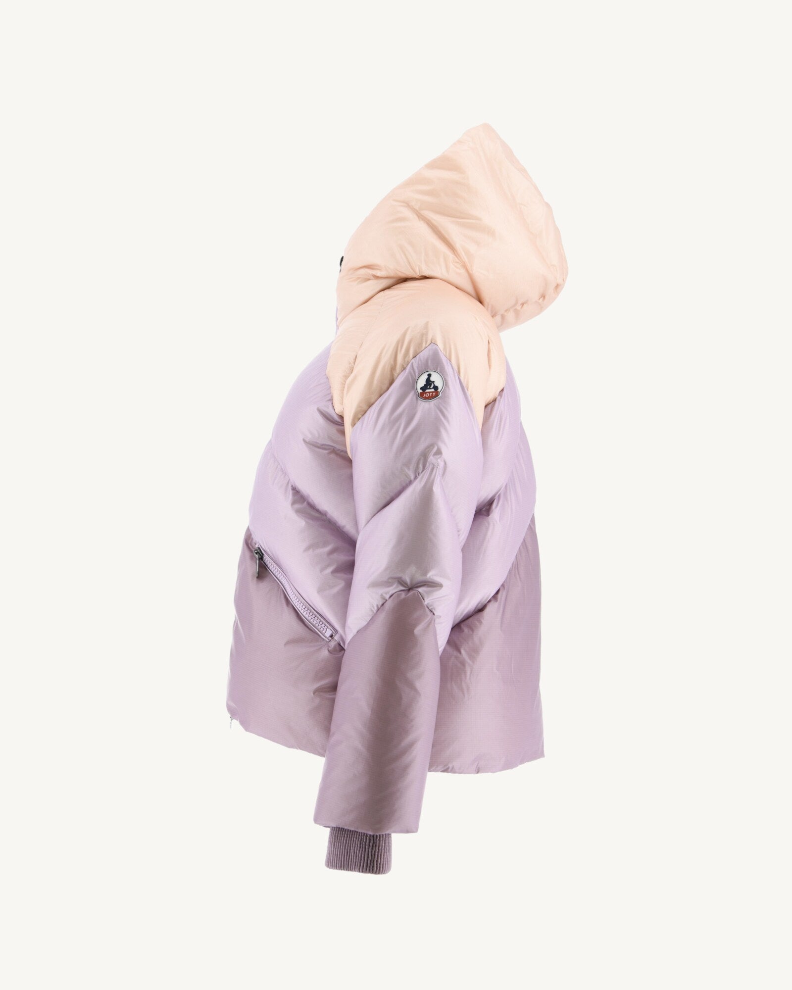 Doudoune à capuche Grand Froid Combo violet Stellar