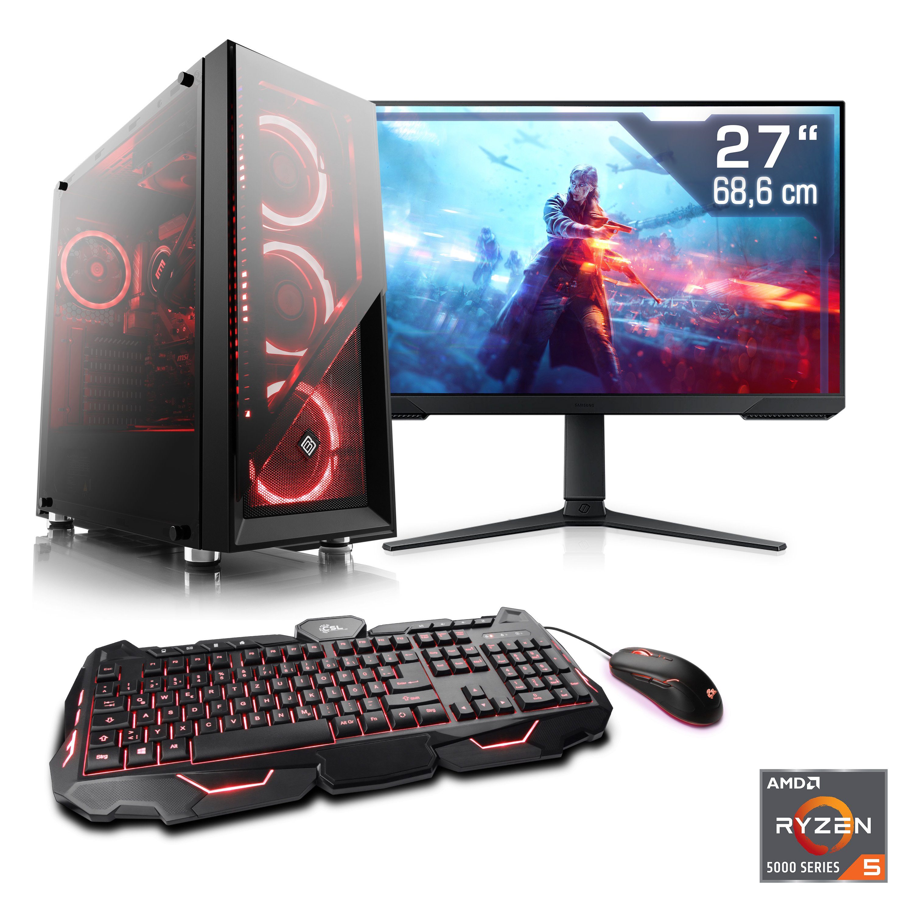CSL HydroX V28115 Gaming-PC-Komplettsystem (27