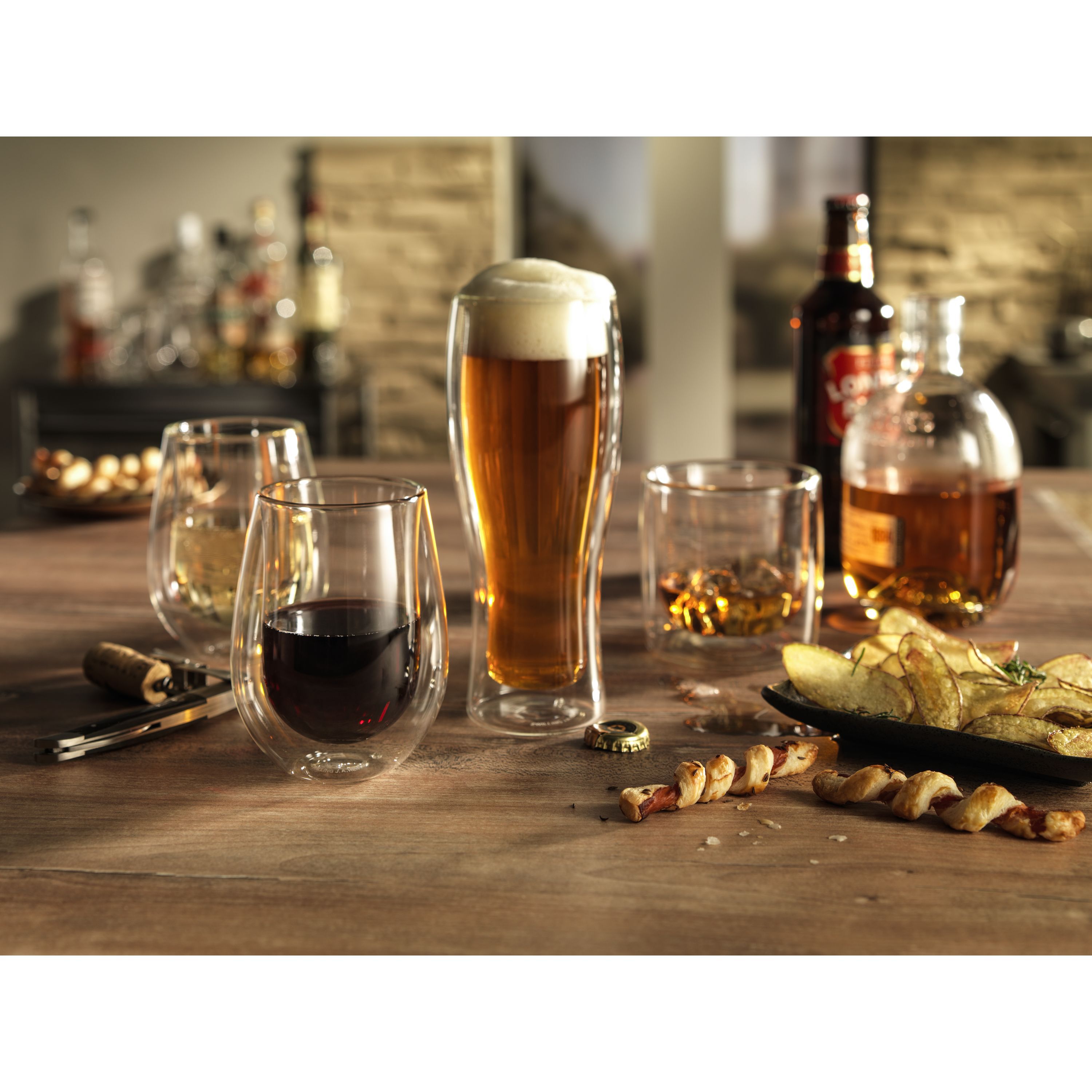 Bierglasset 410 ml / 2-tlg